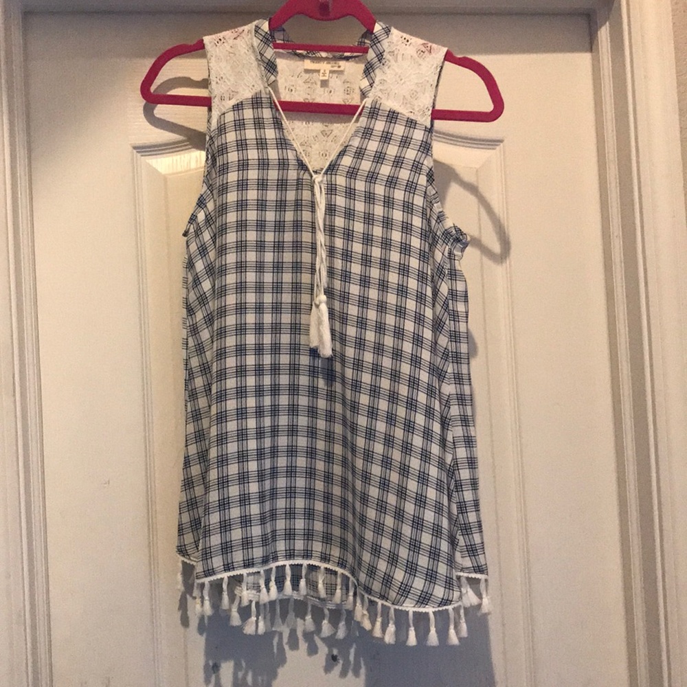 Boutique blouse tank